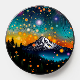 Mt. Rainier Starry Sky PopSocket