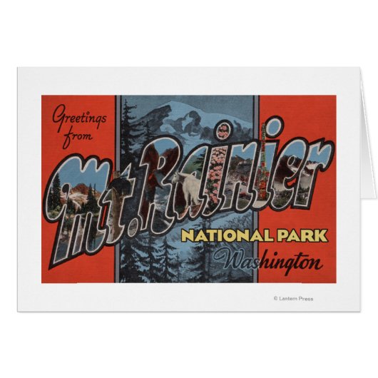 Mt. Rainier State Park, Washington (Front Horizontal)