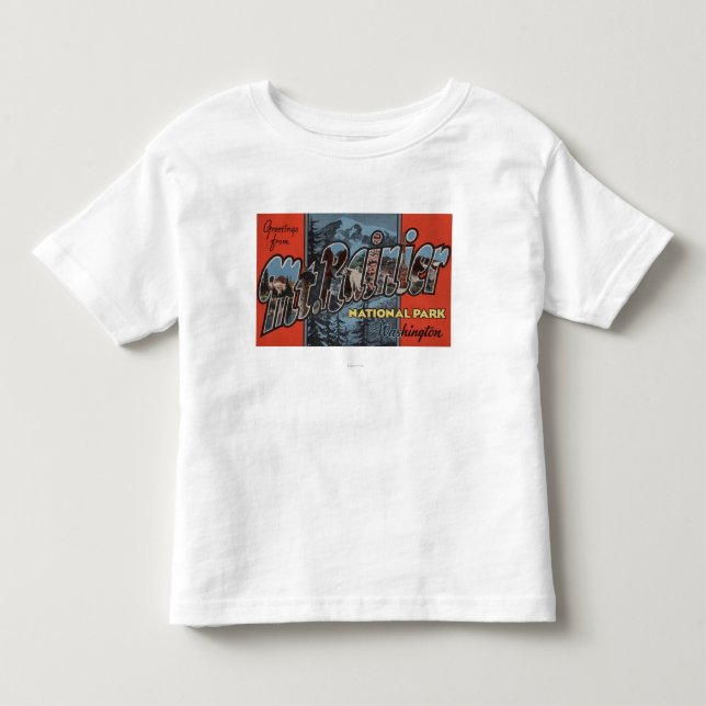 Mt. Rainier State Park, Washington Toddler T-shirt (Front)