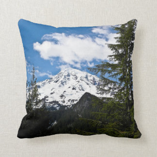 Mt Rainier Throw Pillow