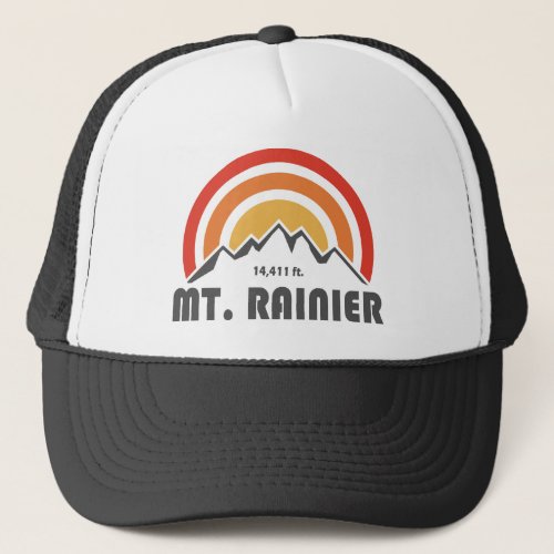 Mt Rainier Trucker Hat