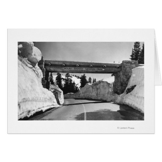 Mt. Rainier, WA Chinook Pass Summit Naches Pass Cards (Front Horizontal)
