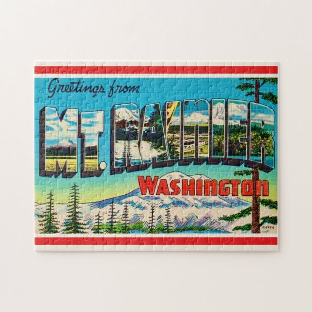Mt Rainier Washington 11x14 Jigsaw Puzzle (Horizontal)