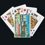 Mt Rainier Washington Retro Playing Cards<br><div class="desc">A fantastic retro postcard from Mt. Rainier,  Washington repurposed!</div>