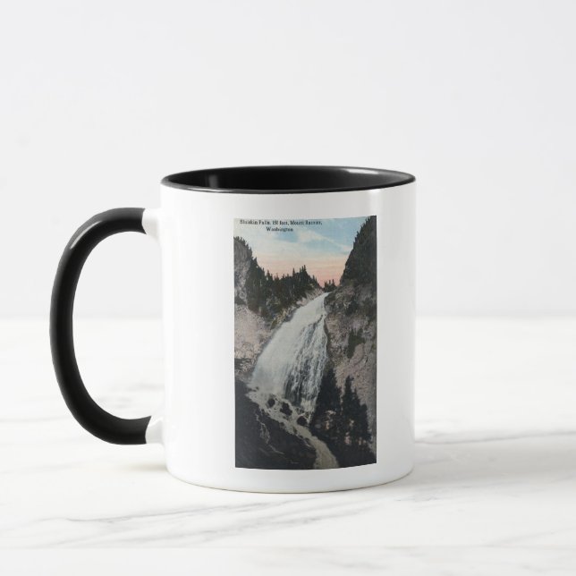 Mt. Rainier, Washington - View of Sluiskin Falls Mug (Left)