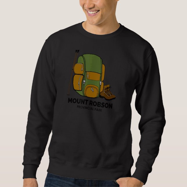 Mt. Robson Provincial Park Backpack Sweatshirt (Front)