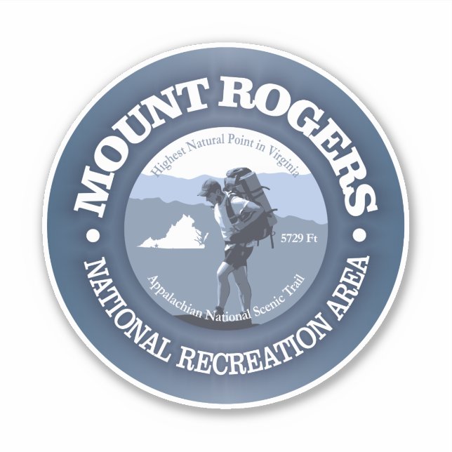 Mt Rogers NRA (BG) Sticker (Front)