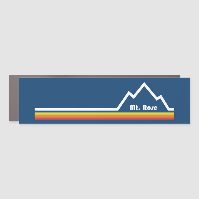 Mt. Rose Resort Car Magnet (Front)