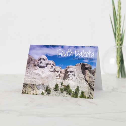 Mt Rushmore Greeting Card
