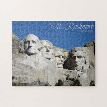 Mt. Rushmore Jigsaw Puzzle by rdwnggrl at Zazzle
