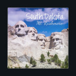 Mt Rushmore Magnet<br><div class="desc">Find yourself in South Dakota. Find adventure in this northern state in the Midwest and explore points of interests that boost tourism in the state that includes Mt. Rushmore, Crazy Horse and culture found nowhere else in the United States. This greeting card features photographs featuring South Dakota landscapes and iconic...</div>