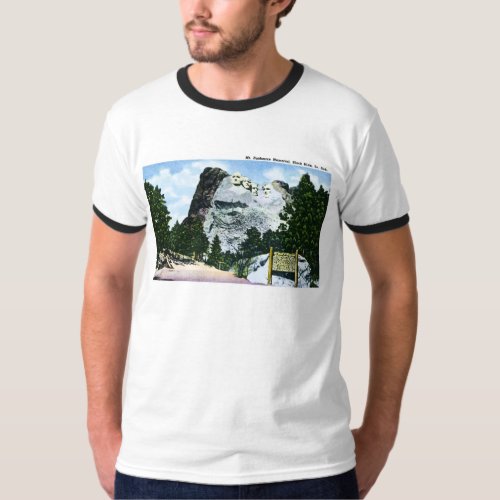 Mt Rushmore Memorial South Dakota T_Shirt