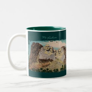 Mt. Rushmore Painted Coffee Mug by vintageamerican at Zazzle