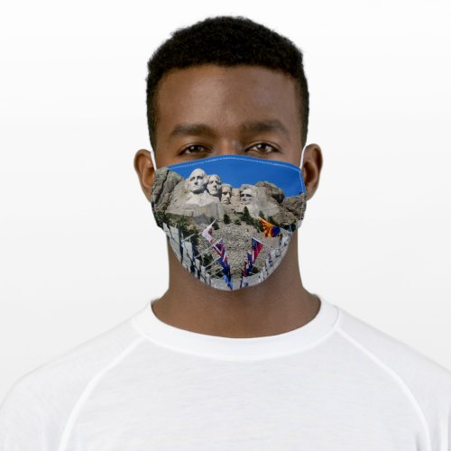 Mt Rushmore Photo Souvenir Adult Cloth Face Mask