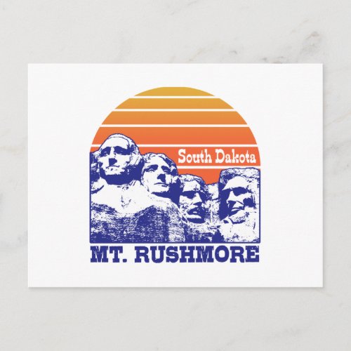 Mt Rushmore Postcard