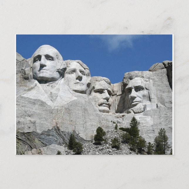 Mt.Rushmore Postcard (Front)