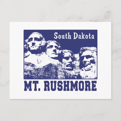 Mt Rushmore Postcard