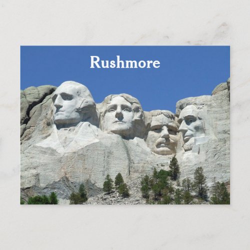 Mt Rushmore Postcard