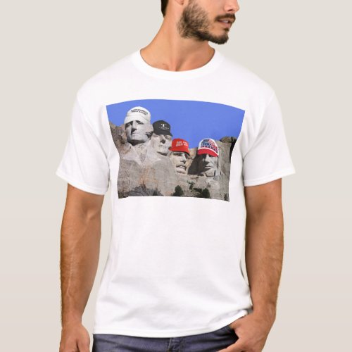 Mt Rushmore Presidents For Trump T_Shirt