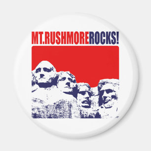 Mt. Rushmore Rocks! Magnet