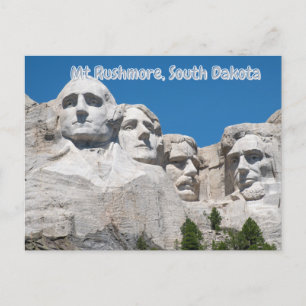 Mt Rushmore, South Dakota - Postcard