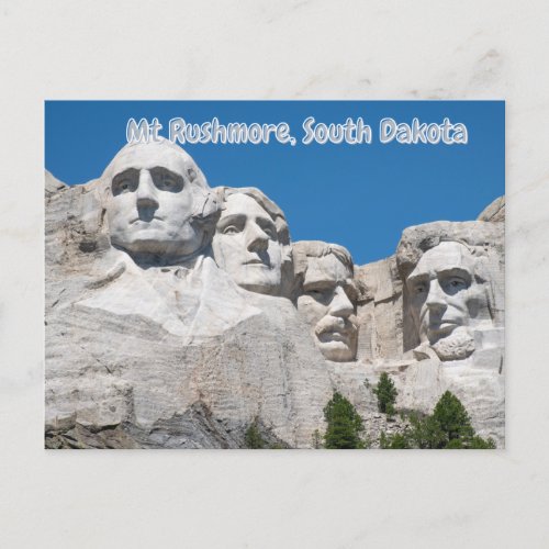 Mt Rushmore South Dakota _  Postcard