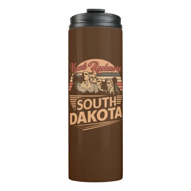 Mt. Rushmore South Dakota Thermal Tumbler (Front)