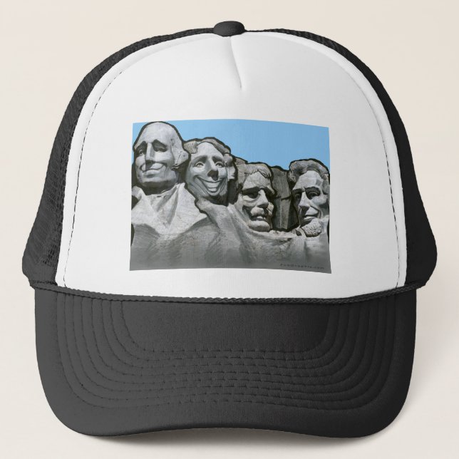 Mt Rushmore Trucker Hat (Front)
