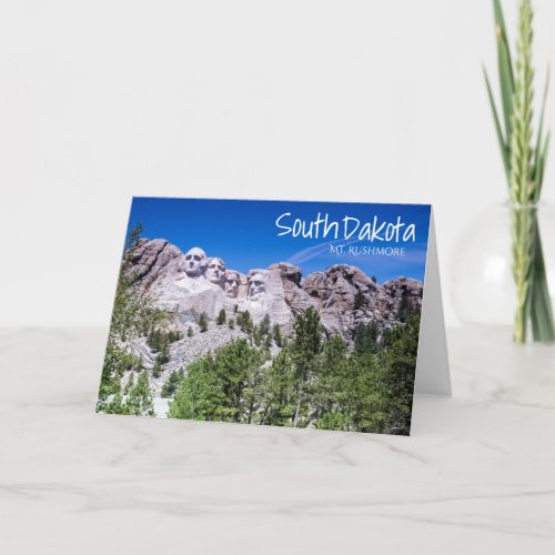 Mt Rushmore Vista Greeting Card