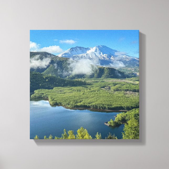 Mt. Saint Helens 10 x 10 wrapped canvas Print (Front)
