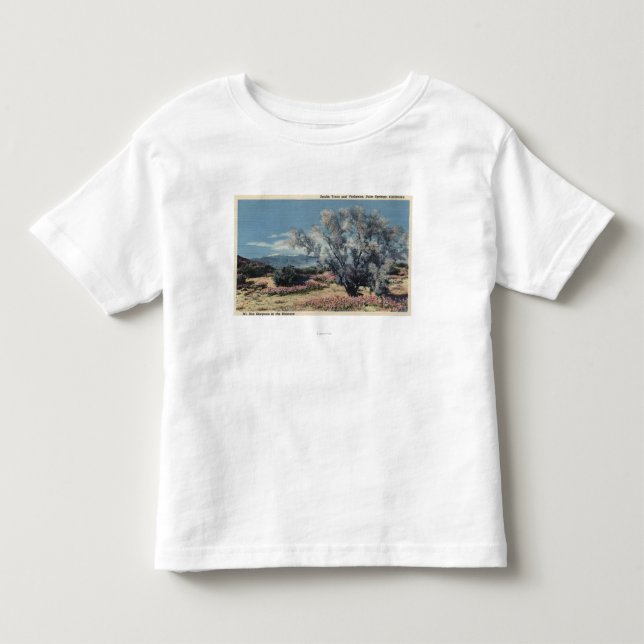 Mt. San Gorgonio View, Smoke Trees Toddler T-shirt (Front)