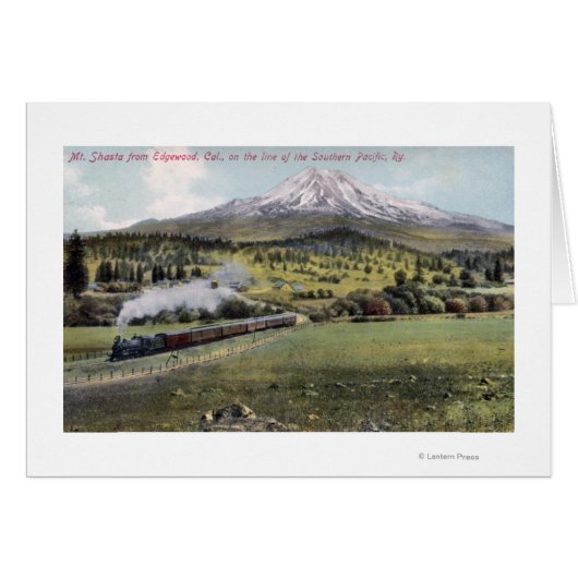 Mt. Shasta and Southern Pacific Rail Cards (Front Horizontal)