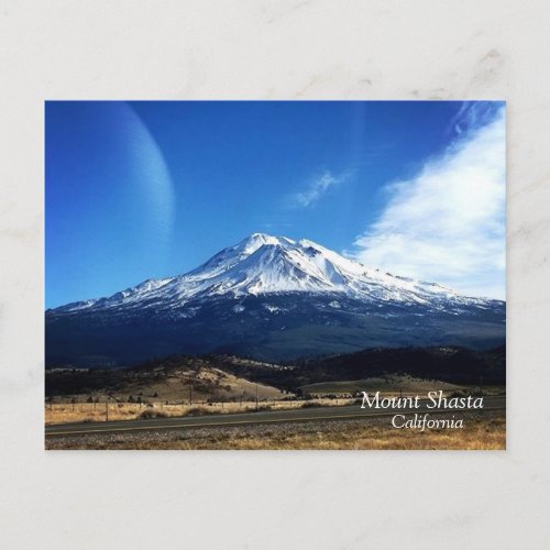 Mt Shasta CA Postcard