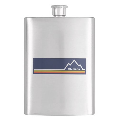 Mt Shasta California Flask
