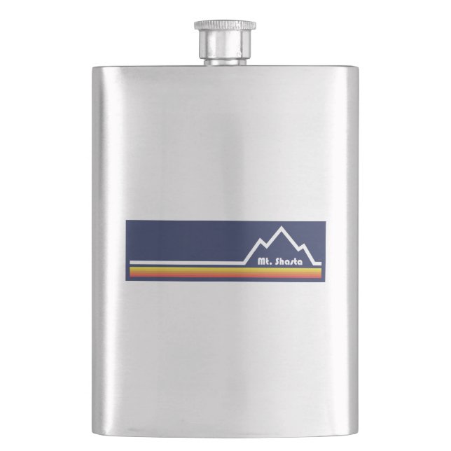 Mt. Shasta California Flask (Front)