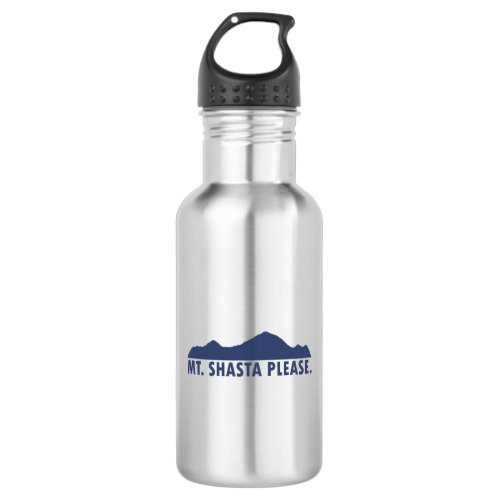 Mt Shasta California Please Stainless Steel Water Bottle
