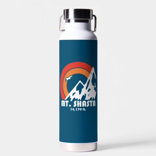 Mt Shasta California Sun Eagle Water Bottle