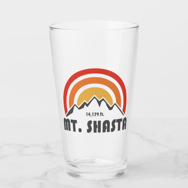 Mt. Shasta Glass (Front)