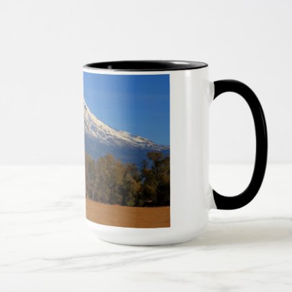 MT SHASTA WITH HORSE AND RIDER MUG