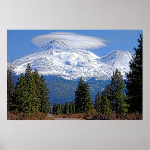 MT SHASTA WITH LENTICULAR POSTER