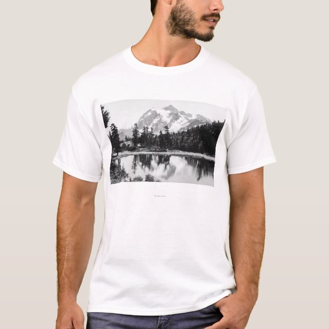 Mt. Shuksan and Mt. Baker Lodge Photograph T-Shirt (Front)