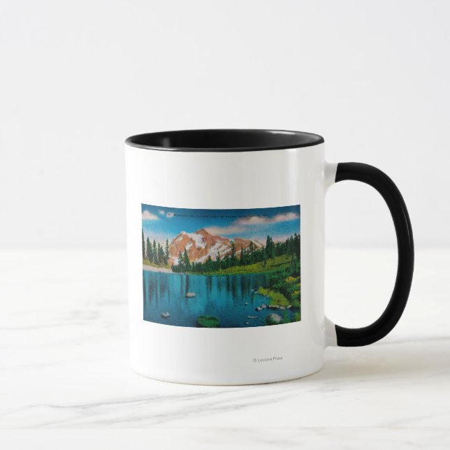 Mt. Shuksan and Picture Lake, WA Mug (Right)