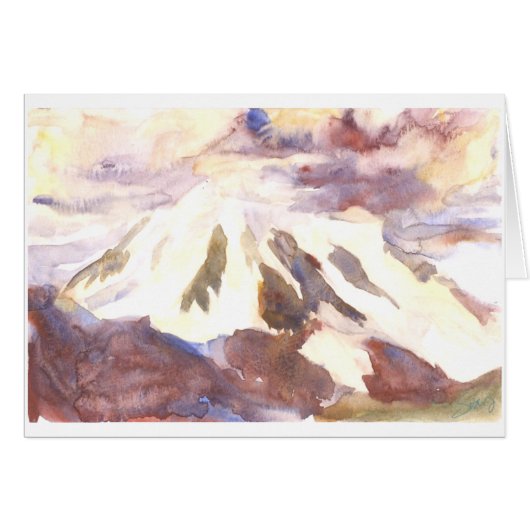 Mt. Shuksan, facing storms together Cards (Front Horizontal)