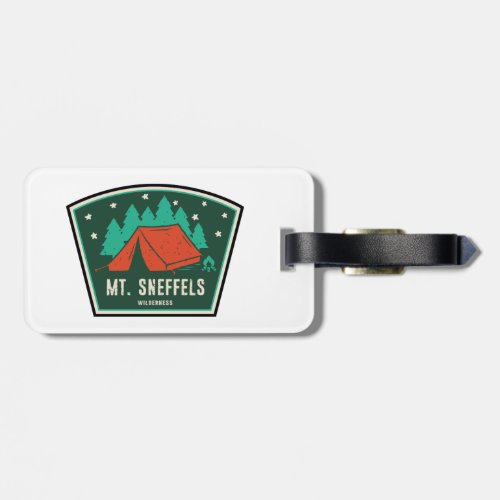 Mt Sneffels Wilderness Colorado Camping Luggage Tag