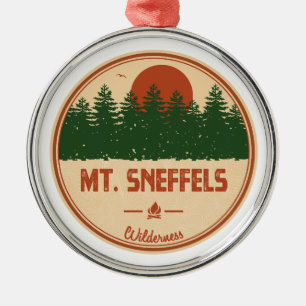 Mt. Sneffels Wilderness Colorado Metal Ornament