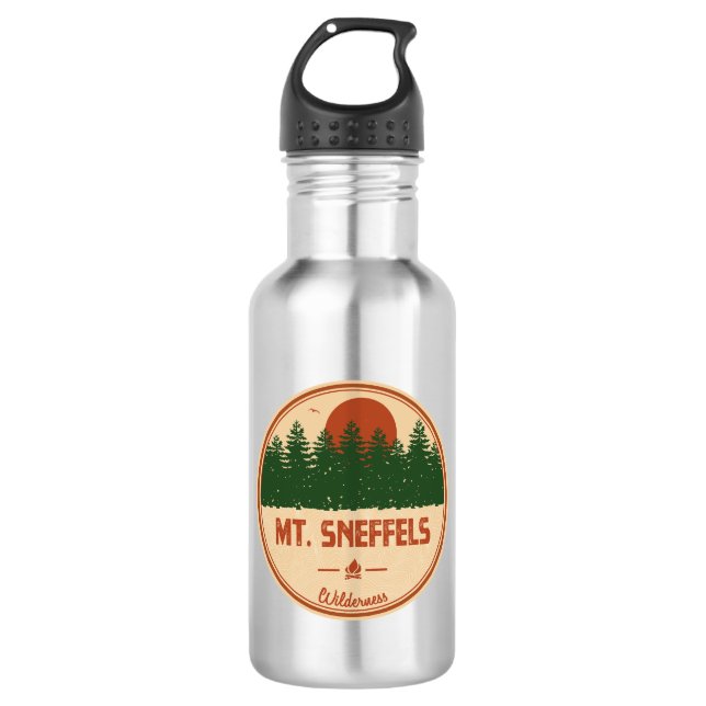 Mt. Sneffels Wilderness Colorado Stainless Steel Water Bottle (Front)