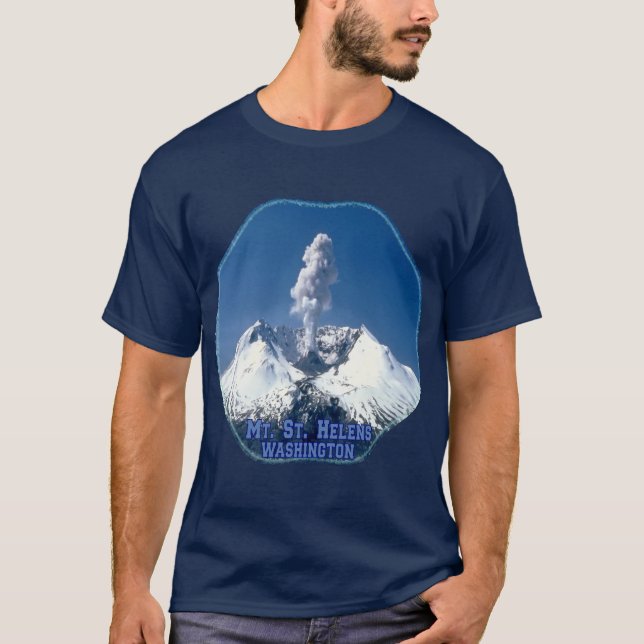 Mt St. Helen Volcano T-shirt (Front)