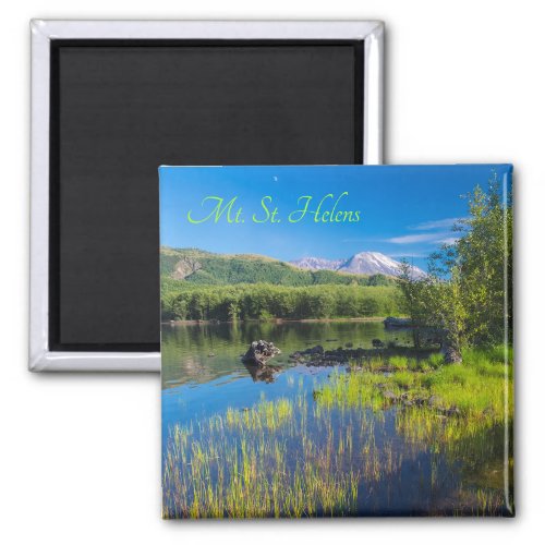 Mt St Helens from Coldwater Lake Magnet