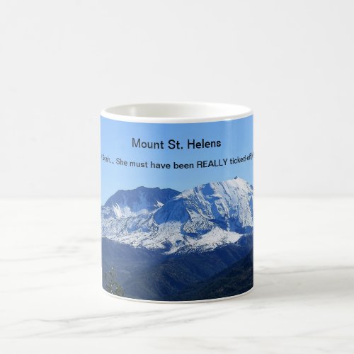 Mt St Helens Lava Dome coffee mug