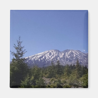 Mt. St. Helens on Sunny Day Photograph Magnet